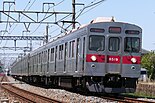 3色LEDに改造された車両 （2021年4月23日 和戸駅－東武動物公園駅間）