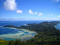 Blick vom Mont Mokoto auf Mangareva