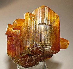 A handsome Eosphorite crystal mined near Mendes Pimentel