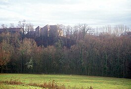 L'ancienne maison forte de Morgenex, au dessus de la Morges.