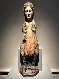 Vierge en majesté (XIIe siècle).