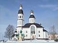 Uspenskij kirke, som ble ødelagt under revolusjonen og gjenoppbygget etter originaltegningene i 2000.