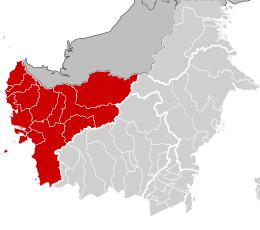 Kalimantan Occidentale – Mappa