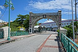 Jembatan Chamberlain Membentang dari atas, Bridgetown