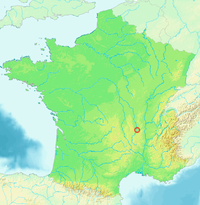 Saint-Étienne na mapě