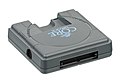 The PC Engine Core Grafx Console from the back left.