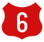 National Road 6 shield}}