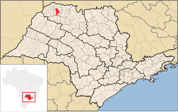 Location in São Paulo state