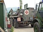 Немецкая БММ на базе TPz 1 Fuchs в составе сил KFOR