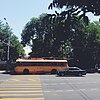 Een oldtimertrolleybus in Jerevan (2015)