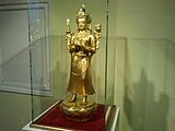 Statuette of Manjusri in the Zanabazar Museum of Fine Arts