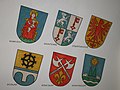 Wappen von Boncourt und 5 weiteren Gemeinden des Bezirks Pruntrut