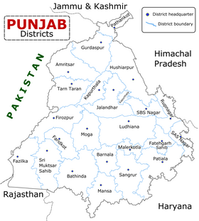 Localisation de District de Jalandhar