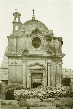 Sant'Eligio dei Sellari. Fotografi från cirka år 1900.