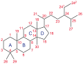 Steroid numbering