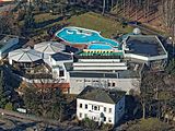 Die Sole-Therme hinter dem Kurpark Bad Harzburg