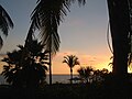 Sunset on Sanibel Island, Florida, US, November 2002