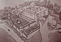 Drawing of Schloss Haldenstein in 1880