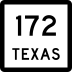 State Highway 172 marker