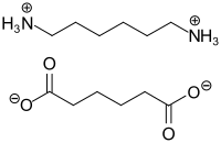 Struktur von Hexamethylendiaminadipat