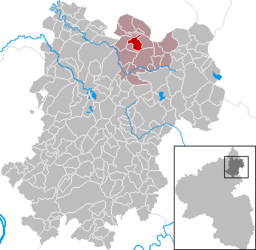 Läget för Kirburg i Westerwaldkreis