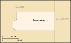 Map of the Bantustan