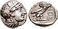 Athens coin c. 393-355 BC