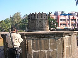 The samadhi (mausoleum) of کانہوجی انگرے at Chaul