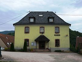 The town hall in Breitenbach