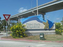 Entrance sign.