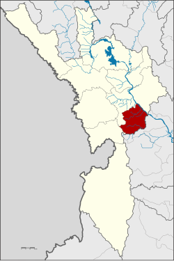 แผนที่จังหวัดตาก เน้นอำเภอวังเจ้า