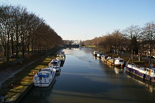 Port de plaisance de Visé im Canal de Haccourt à Visé