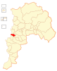 Map of the Concón commune in the Valparaíso Region