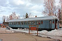 Der von Präsident Warren G. Harding für die Eröffnung der Alaska-Bahn 1923 genutzte Wagen[Anm. 6]