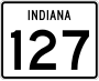 State Road 127 marker