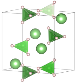 Elementarzelle von Lithiumborhydrid