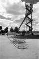 A quite frightening slippery slide at the original playground