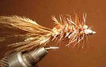 #6 Brown Beadhead Woolly Bugger