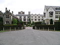 Coombe Abbey, view of the buildings from the main drive.