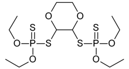 Structuurformule van dioxathion