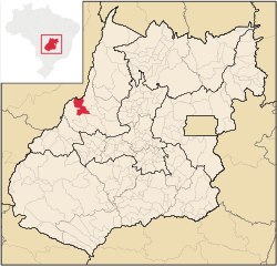 Location in Goiás state