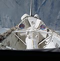 STS-9 Spacelab 1 - Ochrana vnútra otvoreného nákladného priestoru raketoplánu beta textilom