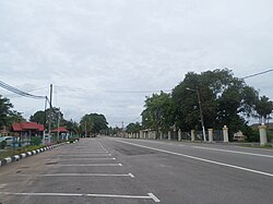 Road in small town Sagil