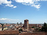 Vista dal Castello con il campanile del Duomo