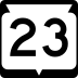 State Trunk Highway 23 marker