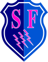 Bis 2018 verwendetes Wappen des französischen Rugbyvereins „Stade Français Paris”