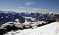 Blick vom Hochgernhaus auf Unterwössen