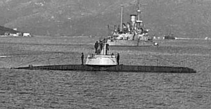 UB-10 was identical in design to UB-15 (shown here in service as the Austro-Hungarian U-11)