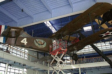 No. 4 New Orleans, being installed at the Museum of Flying, 2012.