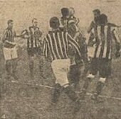 Football match between New Brompton and Sunderland